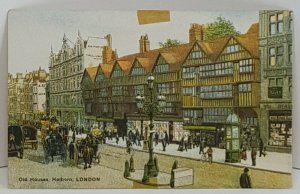 Old House Holborn London Vintage Postcard