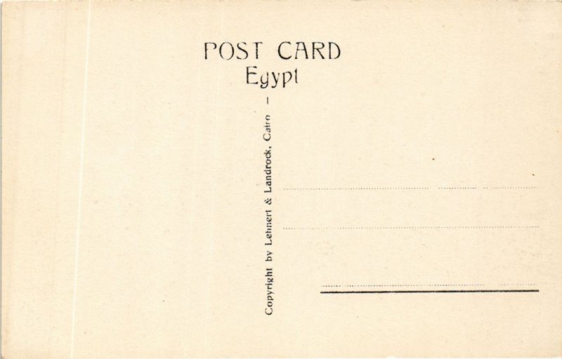 CPA Lehnert & Landrock 167 Cairo - The Pyramids EGYPT (917396)