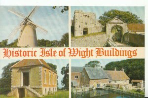 Isle of Wight Postcard - Views of Historic Buildings - Ref 9669A