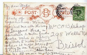 Genealogy Postcard - Family History - Bishop - 295 Wells Road - Bristol    MB771