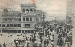 Vintage Postcard Boardwalk and Million-Dollar Pier Atlantic City New Jersey NJ