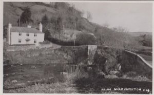 Walkhampton River Bridge Devon Vintage Real Photo Postcard