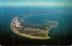 Massachusetts Cape Cod Aerial View Of The Tip Of Cape Cod 1957