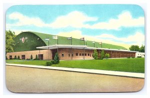 Bradley University's Robertson Memorial Fieldhouse Peoria ILL Illinois Postcard
