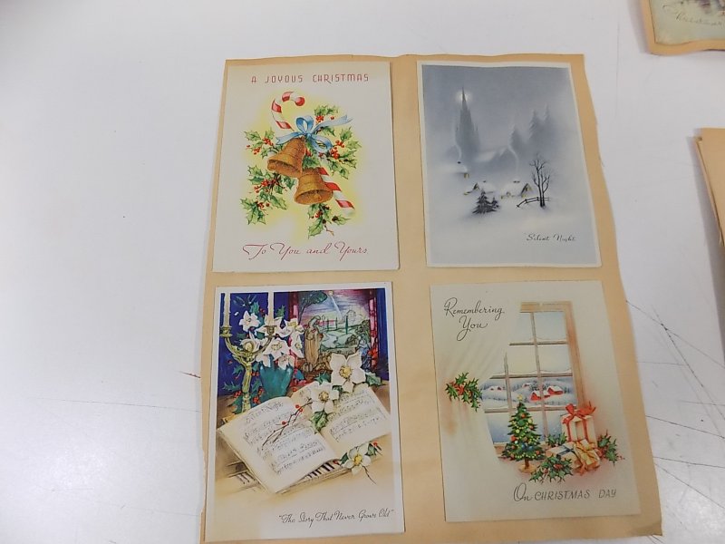 Vintage Greeting Card Scrapbook Pages and Cards