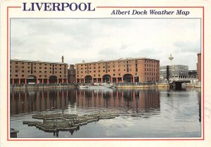 uk44316 albert dock weater map liverpool uk