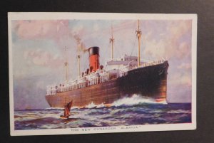 Mint Ship Postcard The New Cunarder Albania