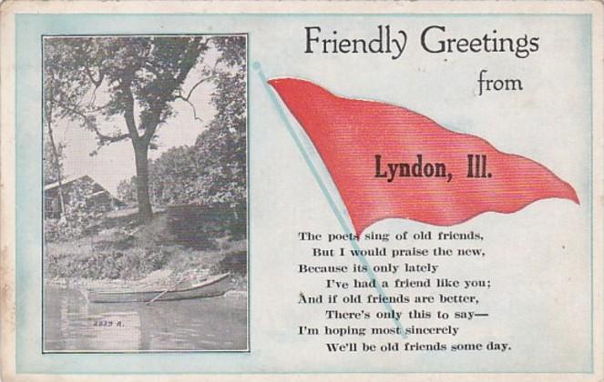 Pennant Series Lyndon Illinois 1912