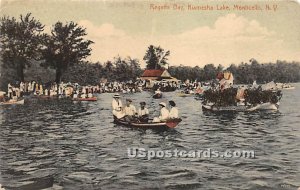 Regatta Day - Kiamesha Lake, New York NY Postcard