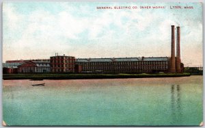 1912 General Electric Company Riverworks Lynn Massachusetts MA Posted Postcard