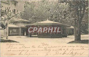 Postcard Old Vichy Les Sources des Celestins (map 1900)