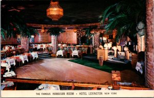 Postcard The Famous Hawaiian Room in Hotel Lexington, New York City
