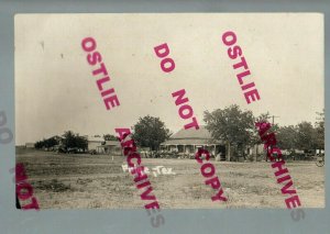 Paige TEXAS RPPC 1910 GENERAL STORE Main Street nr Austin Bastrop TINY TOWN!