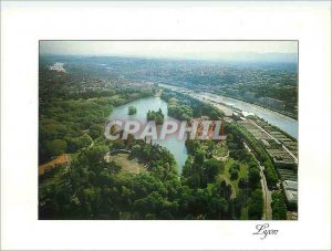 Postcard Modern Lyon Parc de la Tete Gold