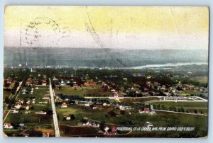 1909 Panorama Of  La Crosse Wisconsin WI From Grand Dad's Bluff Roads Postcard