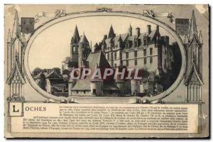 Old Postcard Loches The Royal Castle