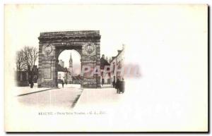 Old Postcard Beaune Porte St Nicolas