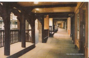 Cheshire Postcard - The Rows - Chester - Ref 15671A