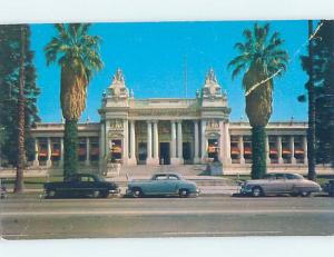 Pre-1980 OLD CARS AT COURT HOUSE Riverside - Los Angeles California CA d2803