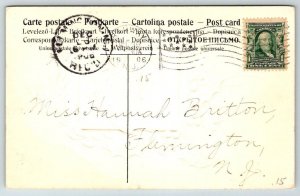 1906  Merry Christmas  Xmas  Postcard