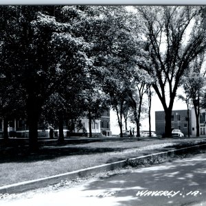 c1950s Waverly, IA RPPC Lutheran Childrens Home Real Photo Nursing Postcard A104