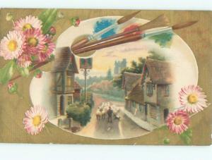 Divided-Back GREAT SCENE Greeting Postcard AA6816