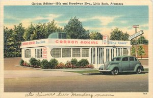 Postcard 1948 Arkansas Little Rock Gordon Adkins Restaurant occupation 23--13713