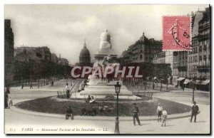 Old Postcard Paris Pasteur Monument and the Invalides