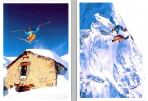 2~4X6 SKI Postcards SKIERS~SKIING Images By Photographer PHILLIPPE ROYER
