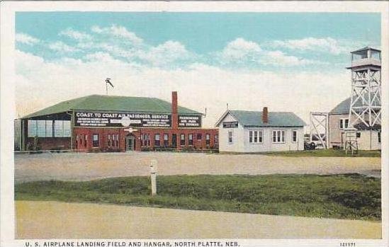 Nebraska North Platte Airplane Landing Field &  Hangar Airport