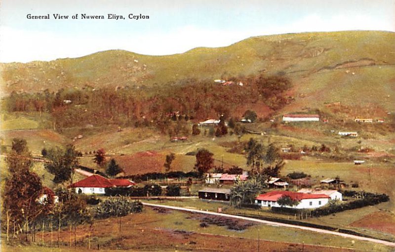 General View Nuwera Eliya Ceylon, Ceylan Unused 