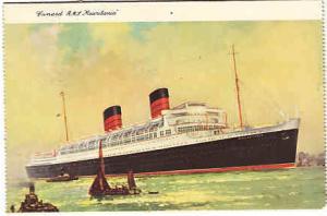 Cunard RMS Mauretania Letter Card Posted in Canary Islands 1