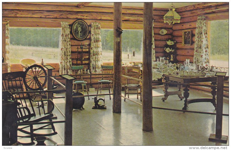 Pioneer Park & Museum, house of Yesteryear (interior) , Highway #3 , CRANBROO...