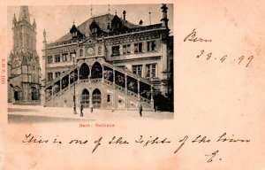 Bern, Germany - The Rathaus - in 1899