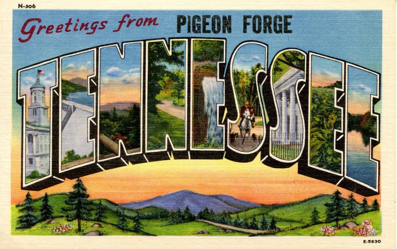 Large Letter - Pigeon Forge, Tennessee