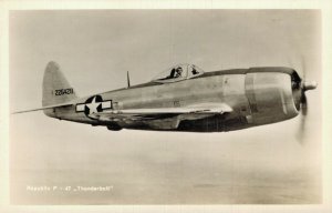 Republic P-47 Thunderbolt Airplane RPPC 06.82