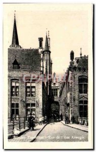 Postcard Modern Bruges Street, I & # 39Ane Blind