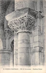 BF7978 chapiteau roman cathedrale saint naz carcassonne france      France