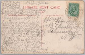 Perth & Andover NB General View Vintage Canadian Postcard H82