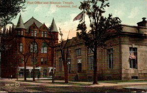 Indiana Richmond Post Office and Masonic Temple 1909