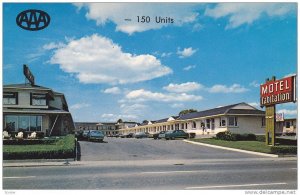 Exterior,  Motel L'Abitation Inc.,  Laurier,  Quebec,  Canada,  40-60s