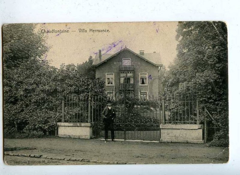 203229 Belgium CHAUDFONTAINE Villa Hermance Vintage postcard