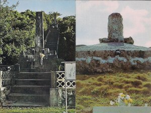 OKINAWA WWII Japanese War Monuments, Memorials, 6 Postcards, Japan Pacific PTO