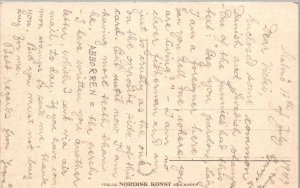 Comic - Angry Fisherman - Cat got his fish - in 1949