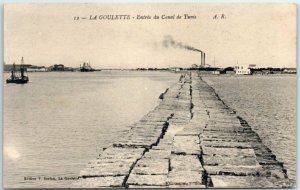 M-26493 Entrance to the Tunis Canal La Goulette Tunisia