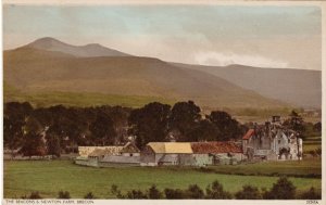 Brecon Beacons & Newton Farm Mint Early Colour Postcard