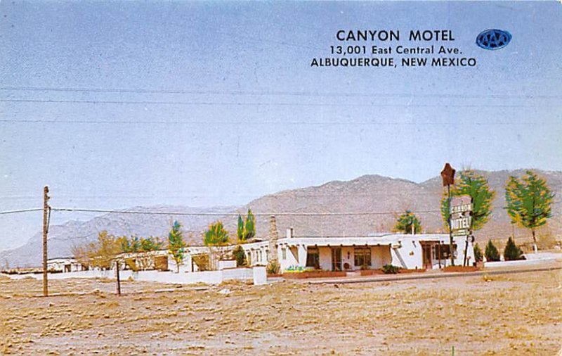 Canyon Motel Albuquerque, New Mexico NM