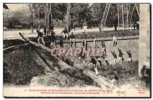 Old Postcard Normal School gymnastics and & # 39escrime Joinville the Redoute...