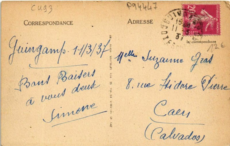 CPA GUINGAMP - Le Moulin des Salles (994447)