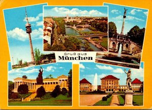 Greetings Gruss Aus Muenchen Multi View Germany